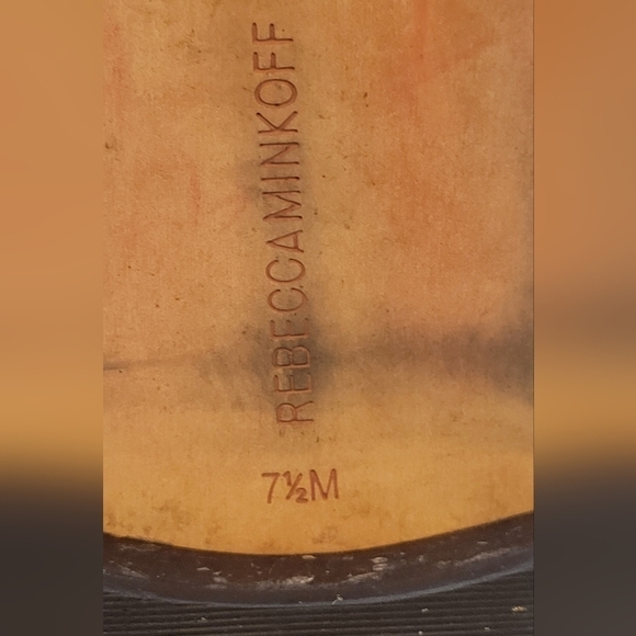 Rebecca Minkoff Jenni Suede Pointed Toe Booties 7.5M - Picture 3 of 10